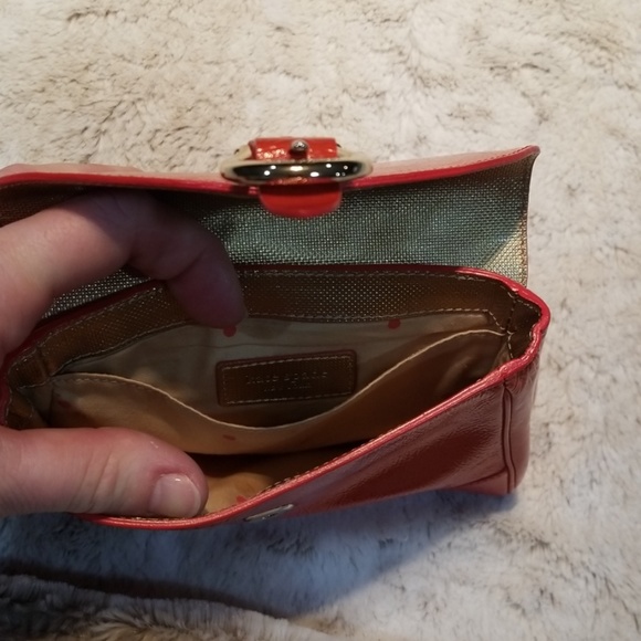 Kate Spade New York Orange Patent Leather Wristlet - Picture 6 of 7